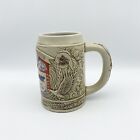Vintage 1995 Anheuser Busch Budweiser Ceramic Beer Stein Mug Label Stein for sale