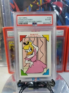 1991 Impel Disney Collector Cards #122 Donald's Diary -  Daisy Duck PSA 6 - Picture 1 of 2