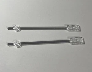 Lego 2x Stange Stab Bar 12L bar 42445 transparent klar trans-clear Neu New - Bild 1 von 1