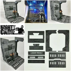 Unpainted Industrial Diorama Half Set. Neca, Mezco, Marvel Legends, Black Series - Picture 1 of 9