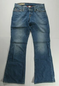 Lucky Brand Los Angeles Lil Chatham Distressed Buttonfly Blue Jeans 6/31.5* - Picture 1 of 11
