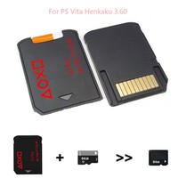Support 256GB SD2VITA PSVSD MicroSD Card Adapter For PS Vita Henkaku Enso 3.60