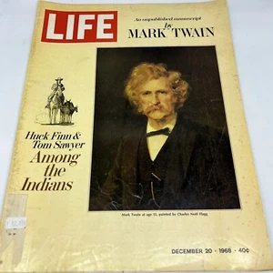 Life Magazine numéro précédent 20 décembre 1968 manuscrit inédit par Mark Twain - Photo 1/5