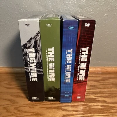The Wire DVD Lot SEASONS 1, 2, 3, 4, - HBO Drama Crime Series - Excellent Cond - Image 1 of 4