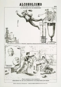 Decoration POSTER print.Anti-Alcohol.AA.Spanish.Home Room interior art wall.6719 - Picture 1 of 1