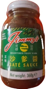 JIMMY'S SATE Satay Asian Cooking Sauce Mild Spicy Peanut Sauce 360g - Picture 1 of 1