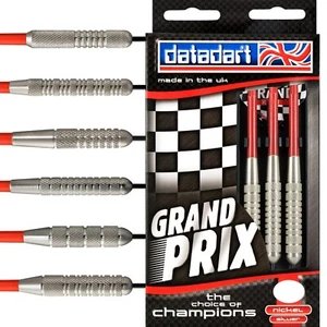 Datadart Grand Prix Dart Set 18g 20g 22g 24g 26g 28g Gramm Neusilber Rändel - Bild 1 von 7