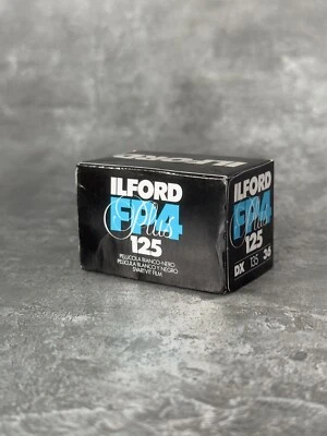 Ilford FP4 Plus 125 DX 135 36 Black&White Film  Vintage Expiry JUN 2001 - Image 1 of 4