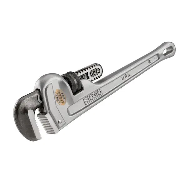 Ridgid 31095 - Model 814 - 14" Aluminum Straight Pipe Wrench 2" Cap. Made in USA - Image 1 of 1