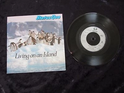 Status Quo - Living On An Island - Original British 45 Vinyl Record (1979) - Image 1 of 2