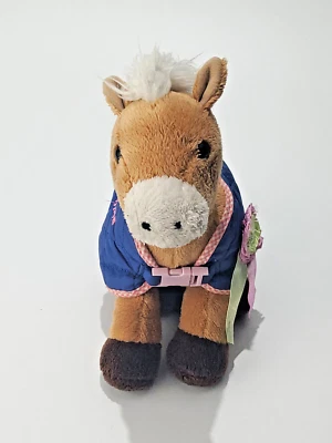 Die Spiegelburg Stofftier Pony NIXE STOFFTIER HORSE HELLBRAUN SATTELDECKE - Bild 1 von 4