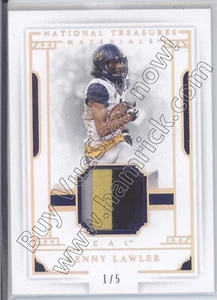 kenny lawler game used gu jersey patch california cal bears 3C college 1/5 2016 - Picture 1 of 1