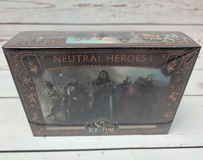 NIS A Song of Ice and Fire Neutral Heroes 1 Miniatures Game Set CMON GoT - Image 1 of 4