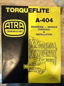 TorqueFlite ATRA Getriebe A-404 Diagnose - Service Überholung & Einbau - Bild 1 von 1