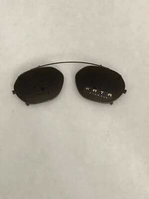 Gafas de sol vintage KATA Tribal 301 con clip/sobre metal color bronce RARAS sin usar Foto 1 de 4