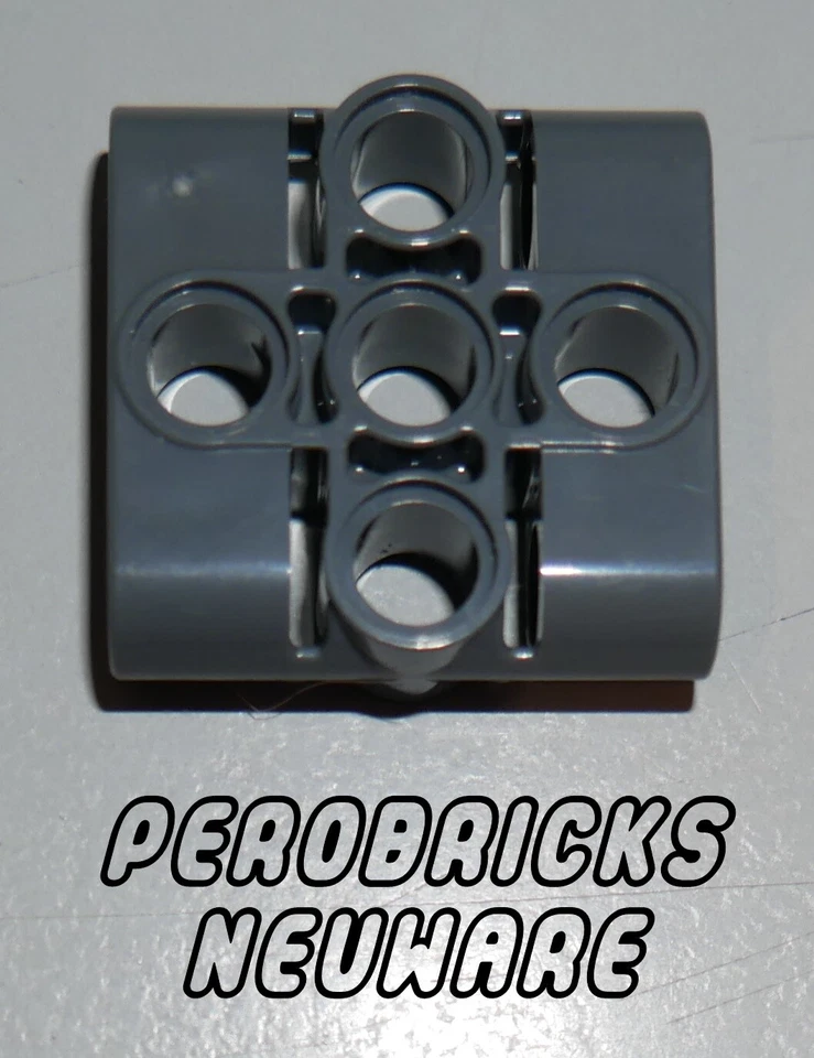 Lego Technic Technik Pin Connector Block Liftarm 1x3x3 dunkelgrau #39793 NEUWARE - Bild 1 von 1