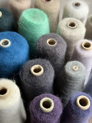 Japan Brands Kid Mohair Yarn– Various Colors Kid Mohair Wool Blend-Read Details! - Image 1 of 4