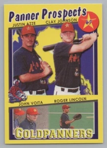 Justin Azze Clay Johnson John Voita Roger Lincoln 2002 Alaska Goldpanners RARE - Picture 1 of 3