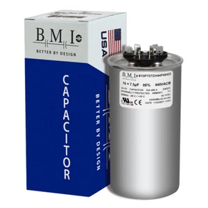 70+7.5 MFD x 440 ROUND USA Run Capacitor MARS 14166 - Picture 1 of 5