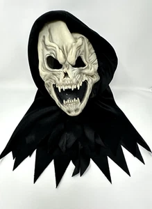 Vintage Halloween Skull Mask Costume Skeleton Easter Unlimited Fun World - Used - Picture 1 of 6