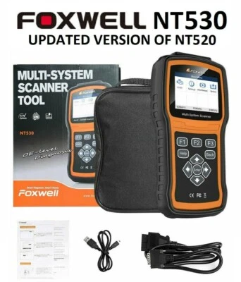 FOXWELL NT530 For BMW MINI DIAGNOSTIC SCANNER TOOL CODE SRS READER NT510 Nt520 - Image 1 of 4