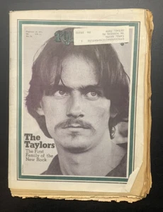 1971 February 18 ROLLING STONE Magazine JAMES TAYLOR (CP76) - Picture 1 of 2