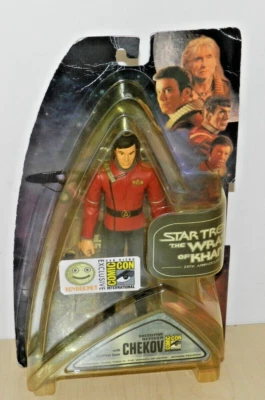 STAR TREK LA IRA DE KAHN SDCC CHEKOV FIGURA ARTE ASILO NUEVO SELLADO CÓMIC CON Foto 1 de 3