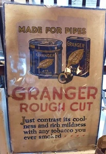Letrero de cartón vintage de corte áspero grueso de stock Granger - Imagen 1 de 9