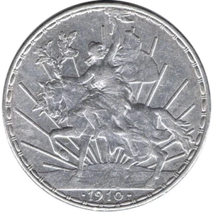 MEXICO MEJICO UN PESO DE PLATA CABALLITO 1910 - Imagen 1 de 2