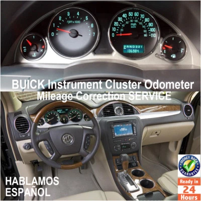 BUICK 2003-2016  Instrument Cluster Mileage Correction Service - Check list - Image 1 of 4
