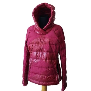 Lululemon Down Right Cozy Pullover Puffer Jacket Goose Down Puffer Magenta 8 - Picture 1 of 16