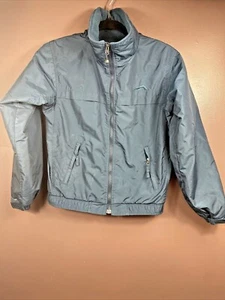 POLAR EDGE Jungen Jugend LARGE 14/16 blau/schwarz Fleece gefüttert Kapuze Reißverschluss JACKE Mantel - Bild 1 von 8