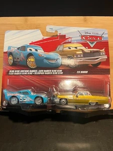 Disney Pixar Cars Bling Bling Lightning McQueen and Tex Dinoco Pack Piston Cup - Picture 1 of 3