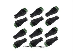 10pcs Bulk 2.1 x 5.5mm Female DC Power Plug Jack Adapter Connector for CCTV - Picture 1 of 1