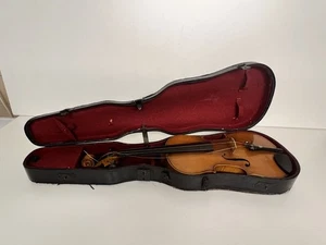 Violine Geige 4/4  im Geigenkasten  ANTIK  Länge 60 cm - Picture 1 of 16