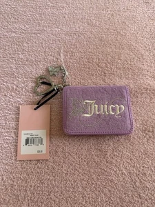 Violet TULLE wing it card case key fob juicy couture butterfly NWT - Picture 1 of 11
