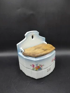 Ancienne boîte à sel en porcelaine, Epiag Czechoslovakia - Picture 1 of 12