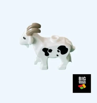 BIG BRICK LITTLE BRICK BBLB Stein Ziege, City Bauernhof Tier, Lego kompatibel - Brandneu