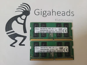 Pair! SK hynix 32GB (16GBx2) PC4-19200 DDR4-2400TMHz SODIMM Laptop Memory RAM - Afbeelding 1 van 2