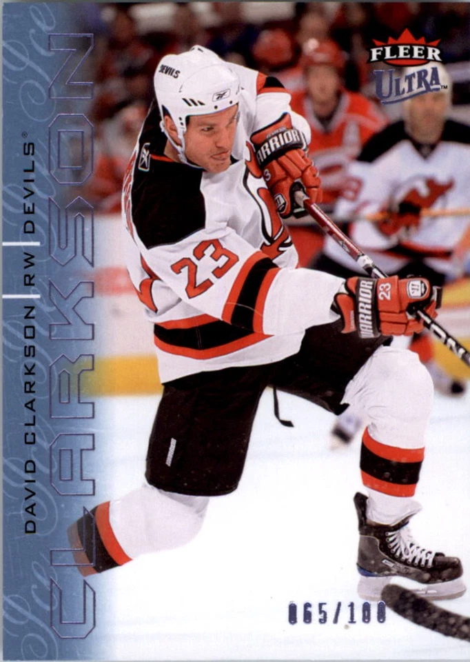 2009-10 Ultra Ice Medallion #92 David Clarkson /100 - HKY - Image 1 of 2