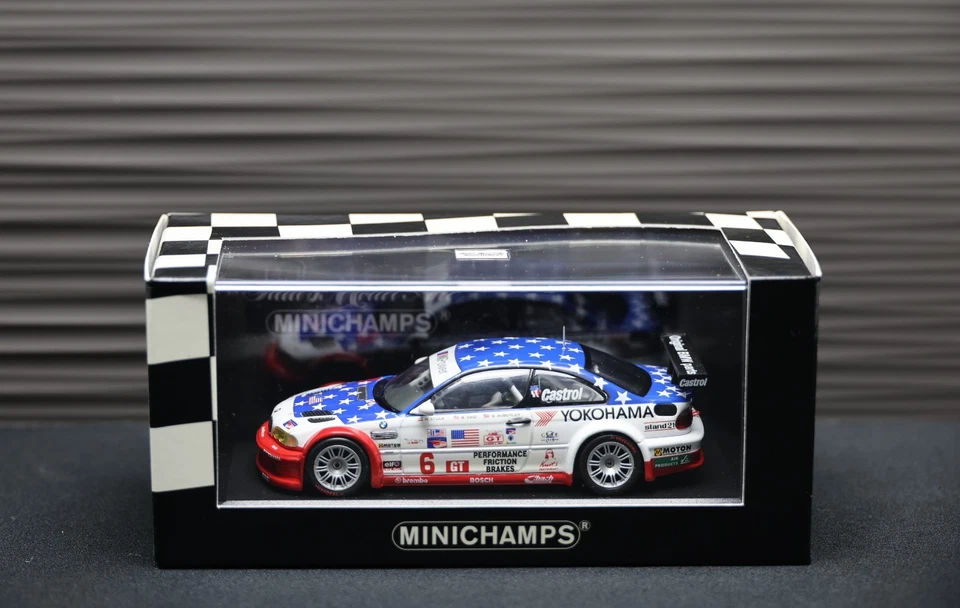 1:43 BMW M3 GTR #6 Stuck/Said/Auberlen "ALMS 2001 - GT Class Winner" OVP - Bild 1 von 3