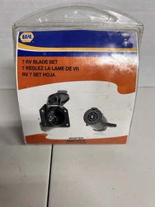 NAPA 755-1506 TRAILER WIRING HARNESS ADAPTER 7-BLADE RV BLADE SET 117-38505 - Foto 1 di 12