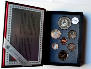 Juego de 7 monedas Canadá 1988 Les Forge du Saint-Maurice Ironworks plata .500 (C97) - Imagen 1 de 1