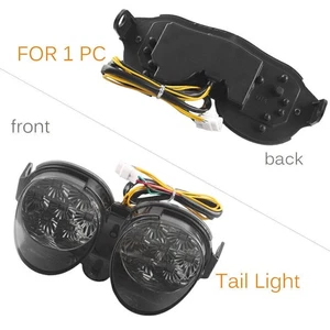 For Yamaha YZF R6 2001-02 w/ Turn Signal Lamp Black Moto LED brake Taillight - Bild 1 von 6