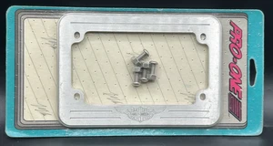 Harley-Davidson Pro-One Billett Motorcycle License Plate Frame NOS sealed - Picture 1 of 3