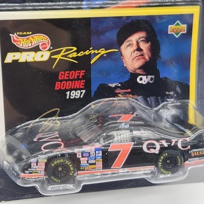 Geoff Bodine 1997 Team Hot Wheels Pro Racing 1ª Edición QVC Coche 1:64 Diecast Foto 1 de 3