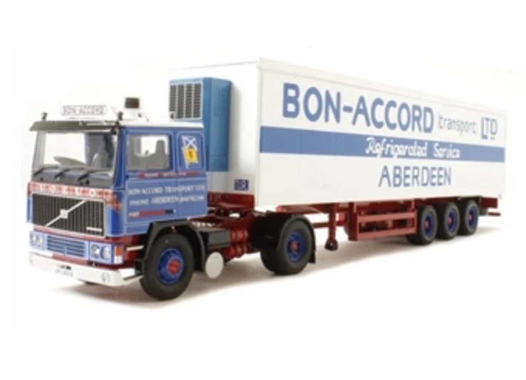 Corgi - Volvo F12 w/Tri-Axle Fridge Trailer - Bon-Accord - CC15509 - 1:50 - Mint - Image 1 of 2