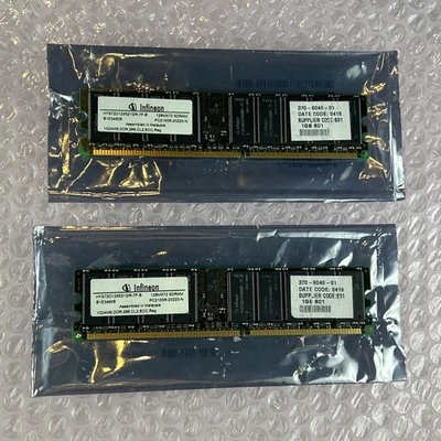 HYS72D128521GR-7-B Infineon 1GB DDR Registered ECC PC-2100 266Mhz - Image 1 of 4