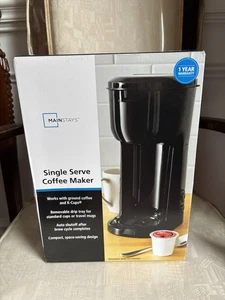 Mainstays Single Serve Coffee Maker with Removable Drip Tray - Picture 1 of 3