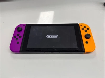 Nintendo Switch Handheld Console - Purple /Orange READ DESCRIPTION - Image 1 of 4